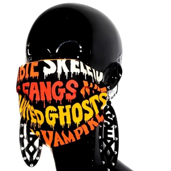 Zombie, Ghost, Vampire Handmade Face Mask! - Picture 2 of 3